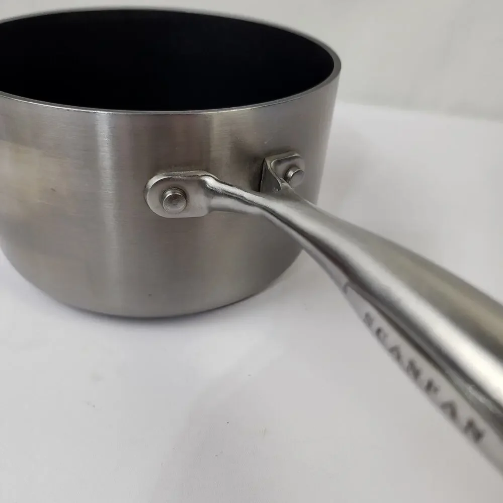 Scanpan Denmark CTX Stratanium 2QT Saucepan Stainless Steel/Non-Stick with Lid